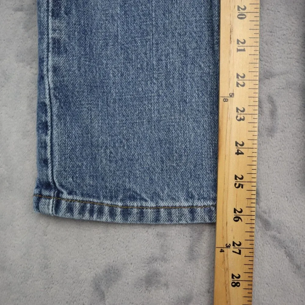 Levi Strauss Co Pants Boys 10 Blue Low Rise Signature Slim Straight Denim Jeans